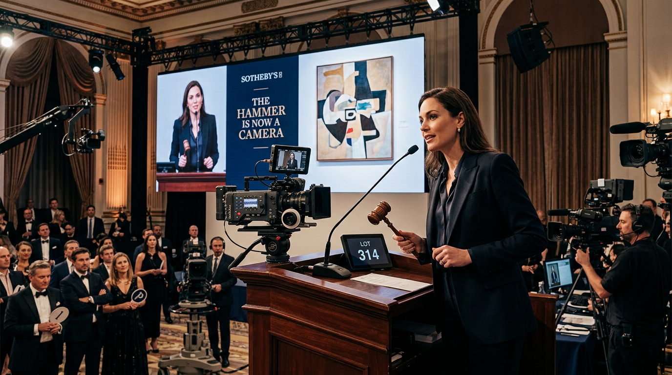 The Hammer is Now a Camera: Why Auction Houses Are Becoming Media Empires