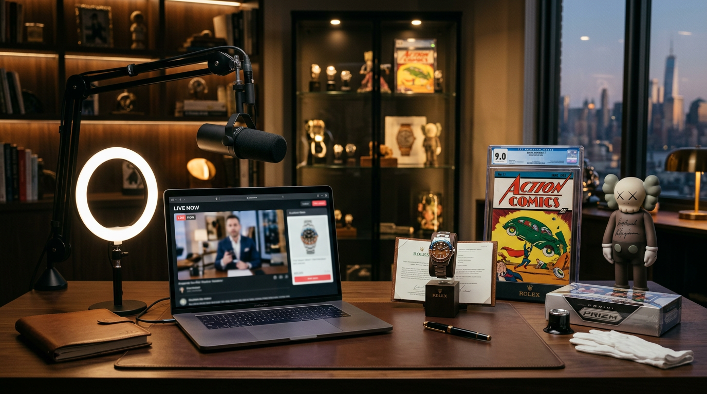 The Dopamine Desk: Why Live Shopping Is Eating the Collectibles Market